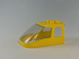 Kap / klep voor trein geel met raam Duplo