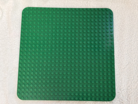 Bouwplaat groot groen Duplo