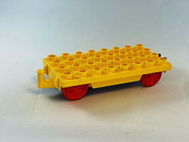 Onderstel wagon geel Duplo