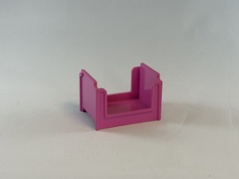 Kinderbed / stapelbed donker roze Duplo