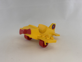 Vliegtuig geel Duplo
