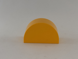 Blok halfrond lichtoranje Duplo
