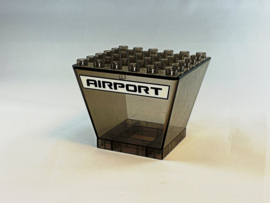 Uitkijktoren glas doorzichtig zwart airport Duplo