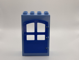 Kozijn  medium blauw met deur blauw Duplo