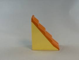 Dak hoog beige met oranje Duplo