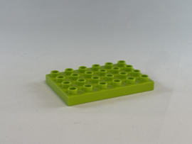 Plaat 4x6 limoengroen Duplo 
