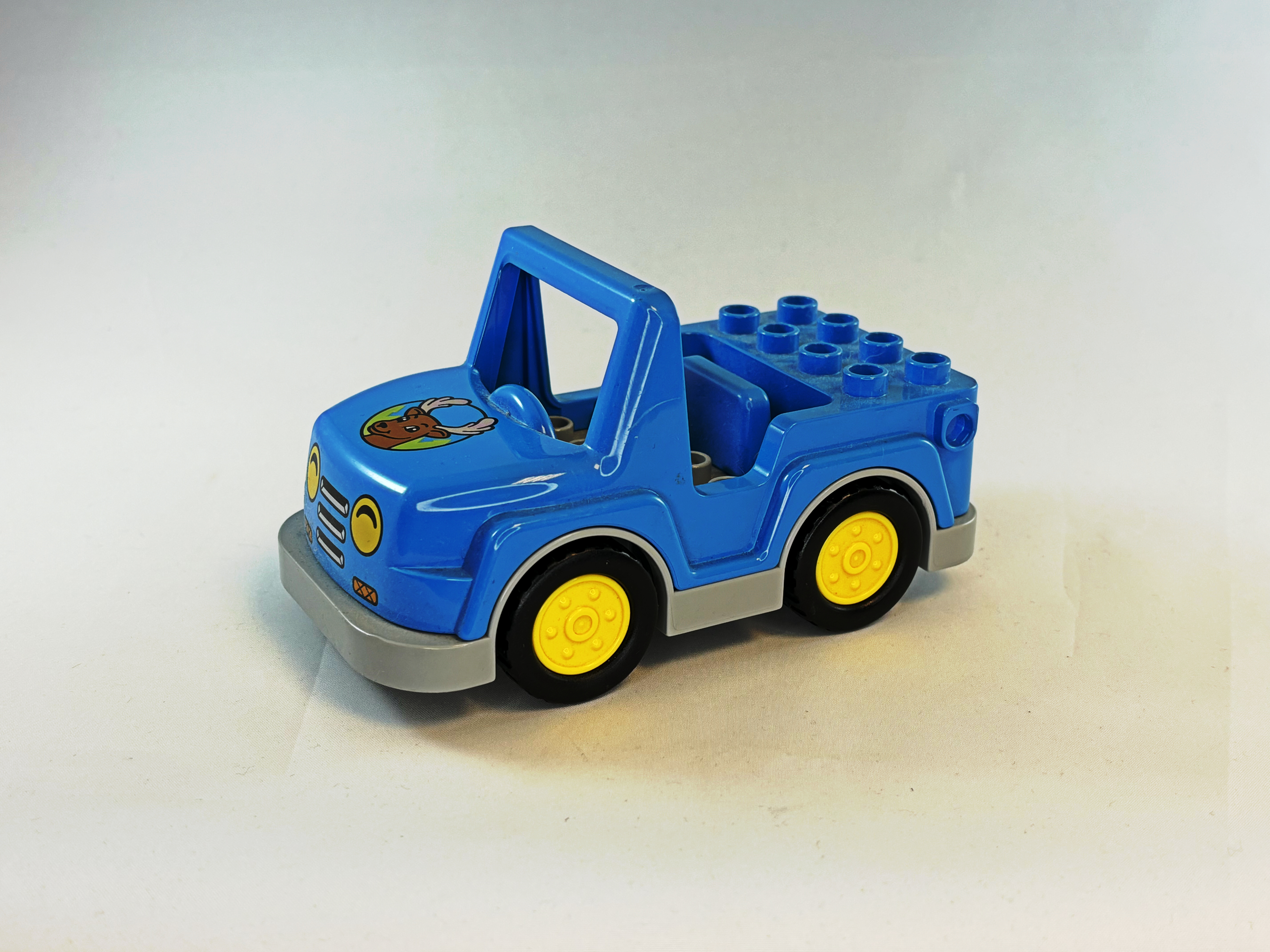 Boswachter auto blauw Duplo