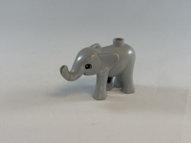 Olifant klein licht grijs Duplo
