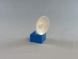 Schotel / antenne wit azuurblauw Duplo