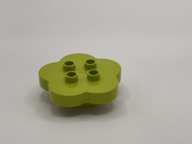 Tafel / bloem / blad limoengroen Duplo