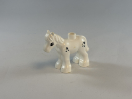 Paard / pony wit Duplo