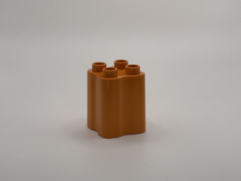 Boomstam blok lichtbruin Duplo