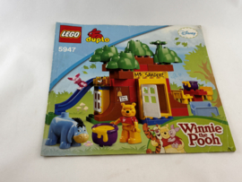 Bouwboekje 5947 Winnie the Poeh’s huis Duplo