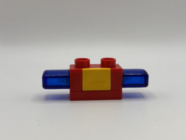 Zwaailicht sirene blauw / rood Duplo