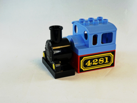 Locomotief stoomfluit, dak en bak Duplo
