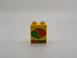 2 nops blok hoog geel Octan Duplo