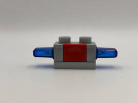 Zwaailicht sirene  blauw Duplo