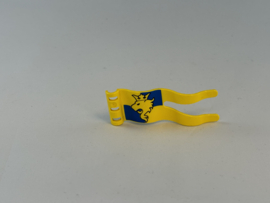 Vlag geel met leeuw Duplo