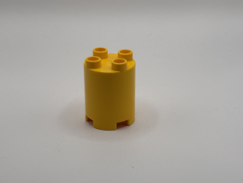 Blok 4 nops rond geel Duplo