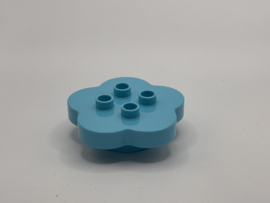 Tafel / bloem azuurblauw Duplo