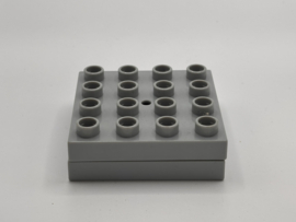 Draaischijf/ draaiblok grijs Duplo