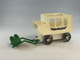 Koets wit en groen Duplo