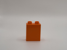 2 nops blok hoog oranje Duplo