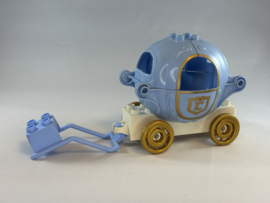 Koets blauw met wit (Assepoester) Duplo