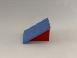 Dakdeel medium blauw rood Duplo