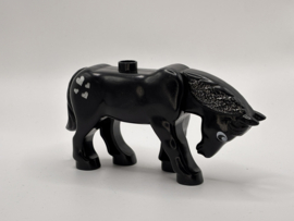 Paard zwart met zilver b-keuze  Duplo