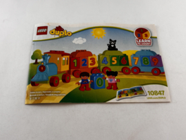 Boekje 10847 getallentrein Duplo