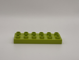 12 nops plat limoengroen Duplo