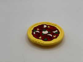 Bord geel met pizza Duplo
