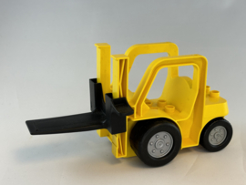 Heftruck geel met zwart Duplo
