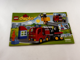 Bouwboekje 10592 brandweertruck Duplo