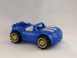 Toolo auto blauw grove banden Duplo