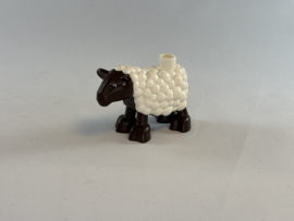 Schaap wit/bruin Duplo
