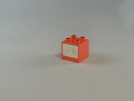 Ladekast fel roze met witte lade Duplo