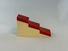 Dakdeel wit met rood b-keuze Duplo