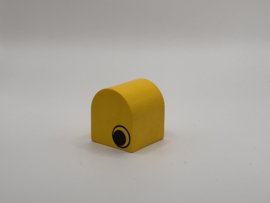 Boog blok geel met zwart oog Duplo