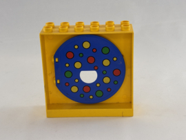 Houder ballenbaan met deur stippen Duplo