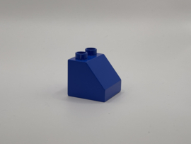 Blok schuin blauw Duplo