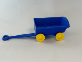 Bolderkar blauw Duplo