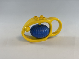 Rammelaar vis geel Duplo