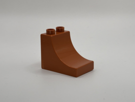 Glijbaan blok medium bruin Duplo