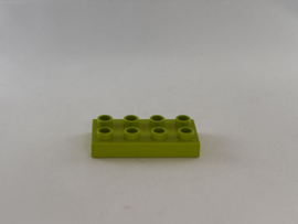 8 nops plat limoengroen Duplo