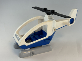Politiehelikopter wit Duplo