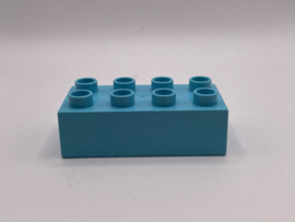 8 nops blok azuurblauw Duplo