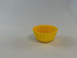 Bakje voor taartje of cupcake geel Duplo