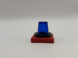 Zwaailicht daklicht doorzichtig blauw / rood Duplo